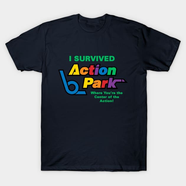 Action Park Survivor T-Shirt by PlatinumBastard